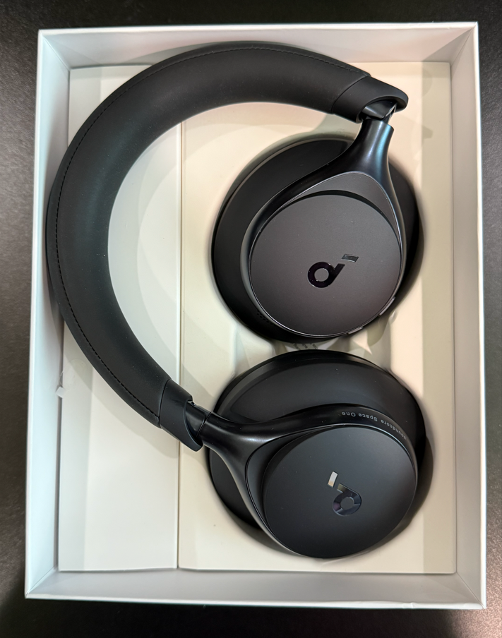 Soundcore Space One Wireless Over-Ear Headphones - Black