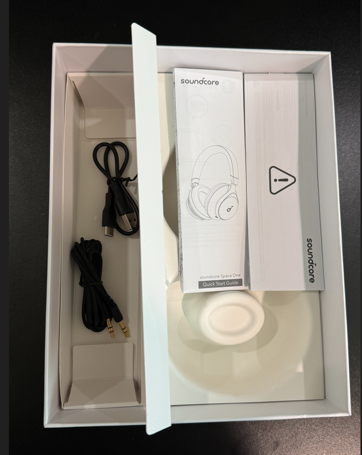 Soundcore Space One Wireless Over-Ear Headphones - Black