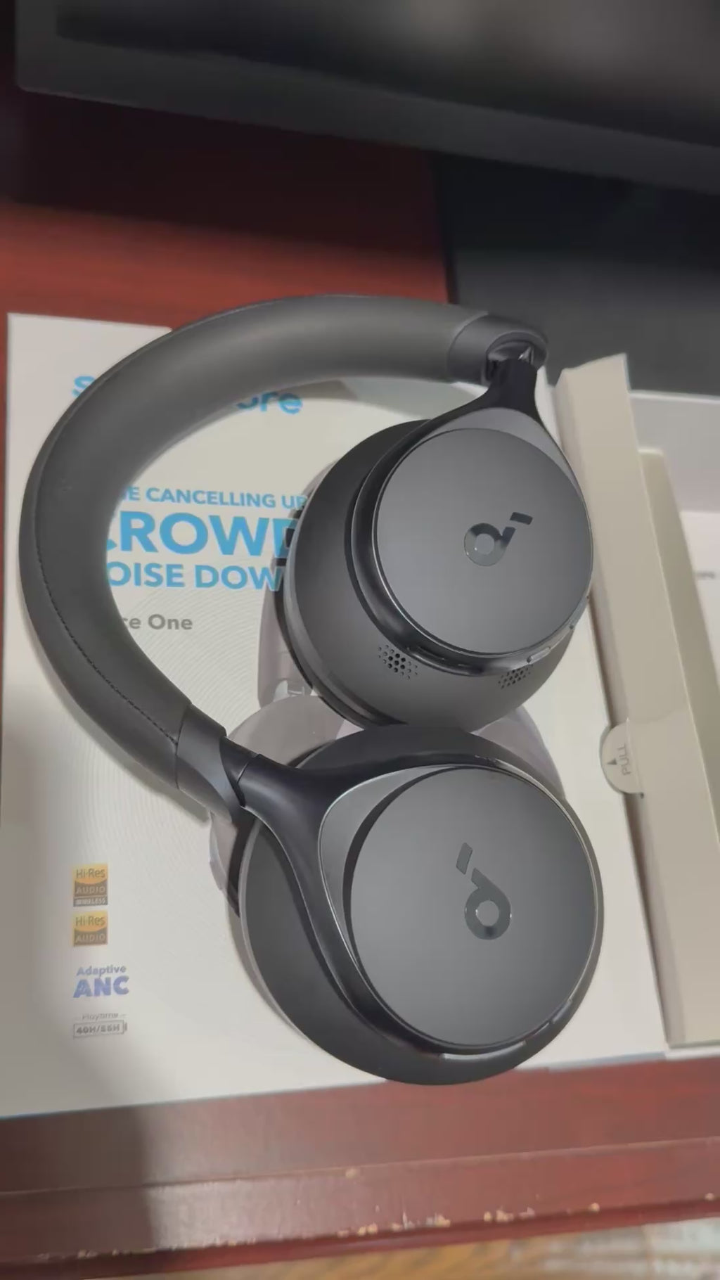 Soundcore Space One Wireless Over-Ear Headphones - Black
